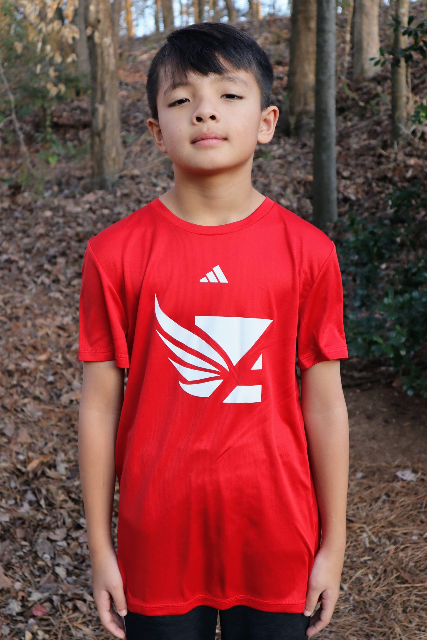 Youth Technical Tee - Winged A - Red