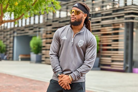 Men's - Team Grey - 10 Miler Half Zip