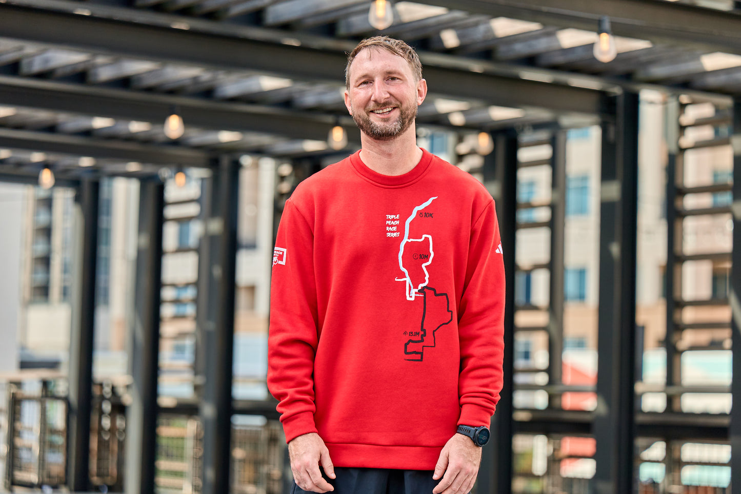 2025 Triple Peach Fleece Crew - Power Red (Limited Edition)