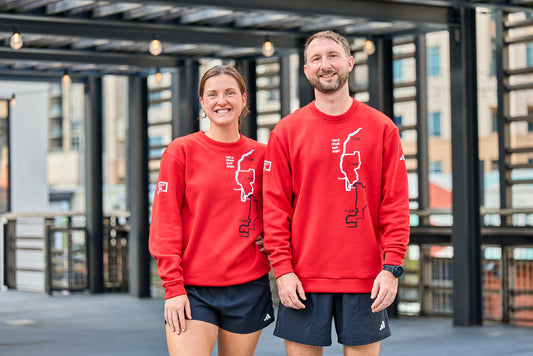 2025 Triple Peach Fleece Crew - Power Red (Limited Edition)
