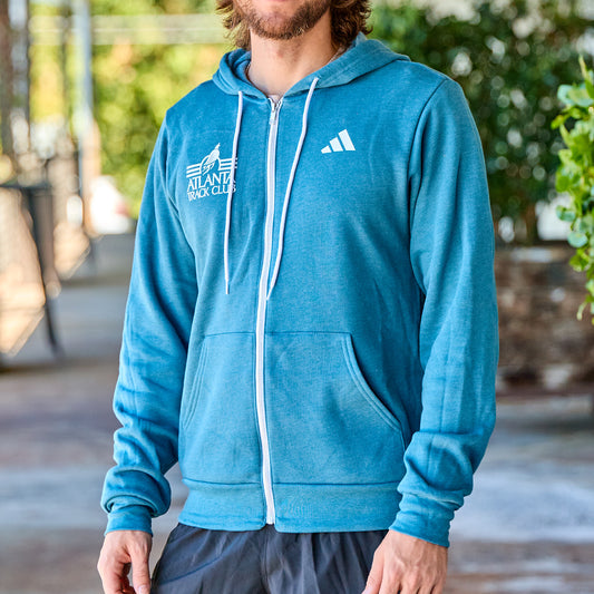 Unisex - FZ Fleece Hoodie - Heather Deep Teal