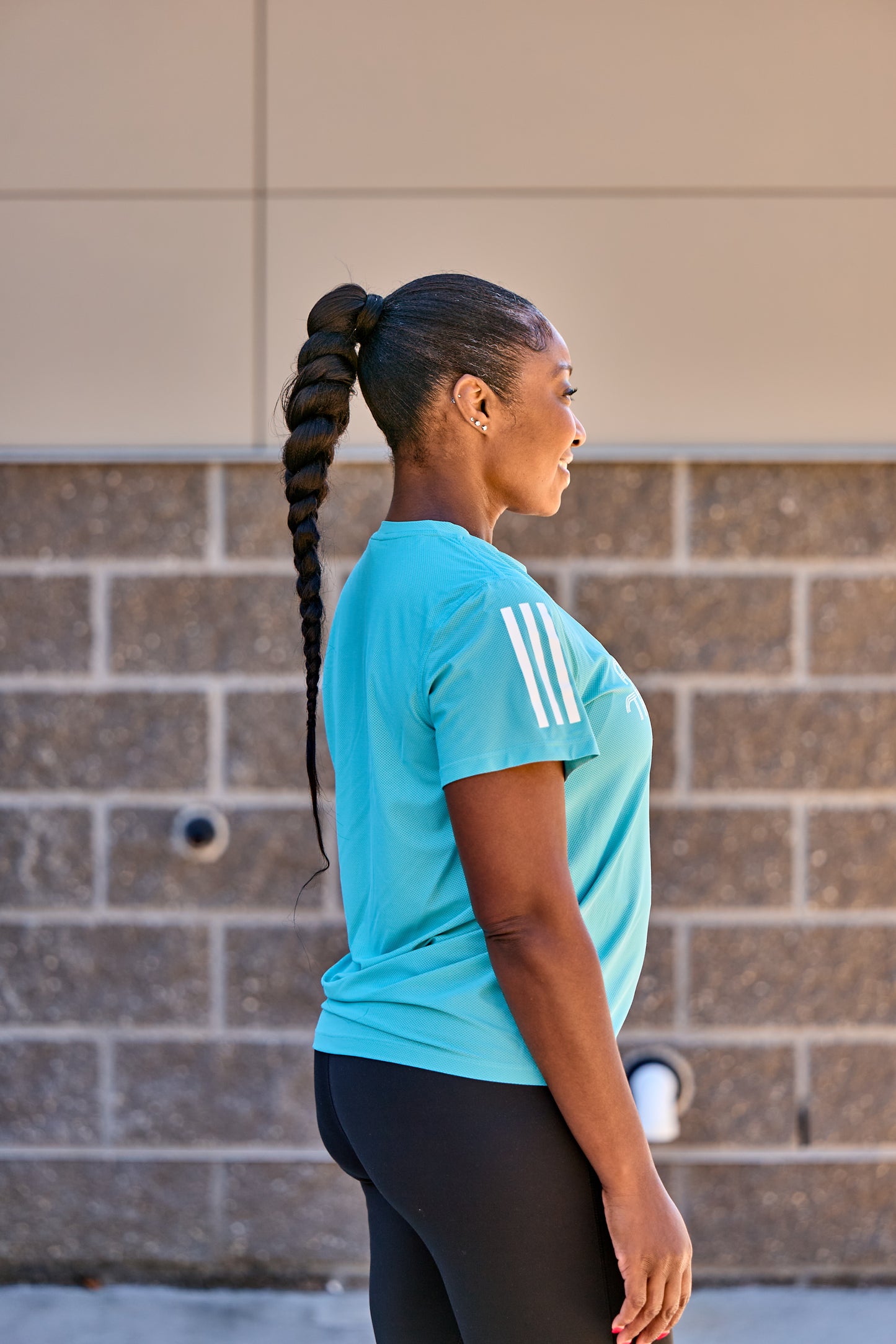 Women's Own The Run Tee - Mint Ton