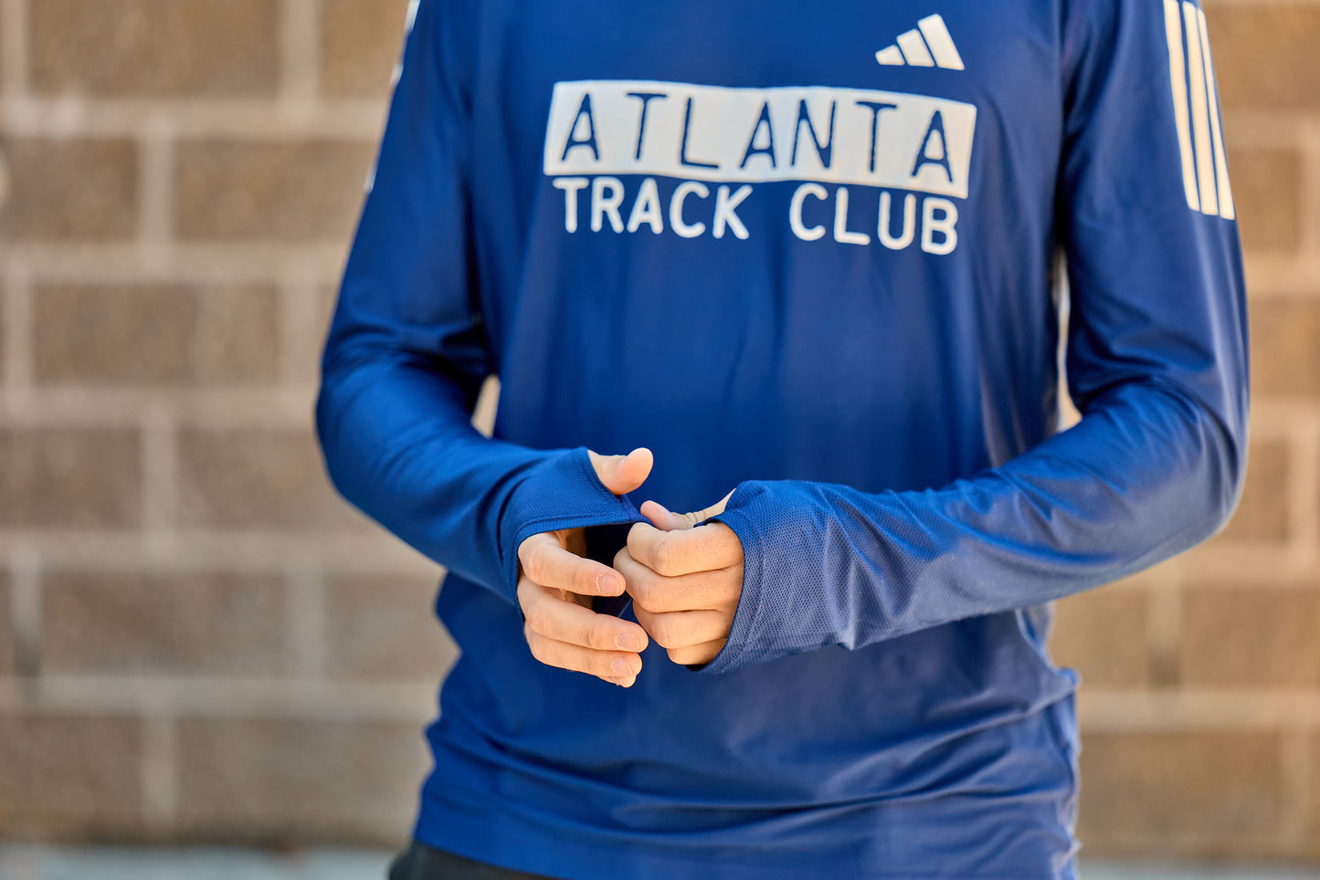 Men's Own The Run LS Tee - Dark Blue