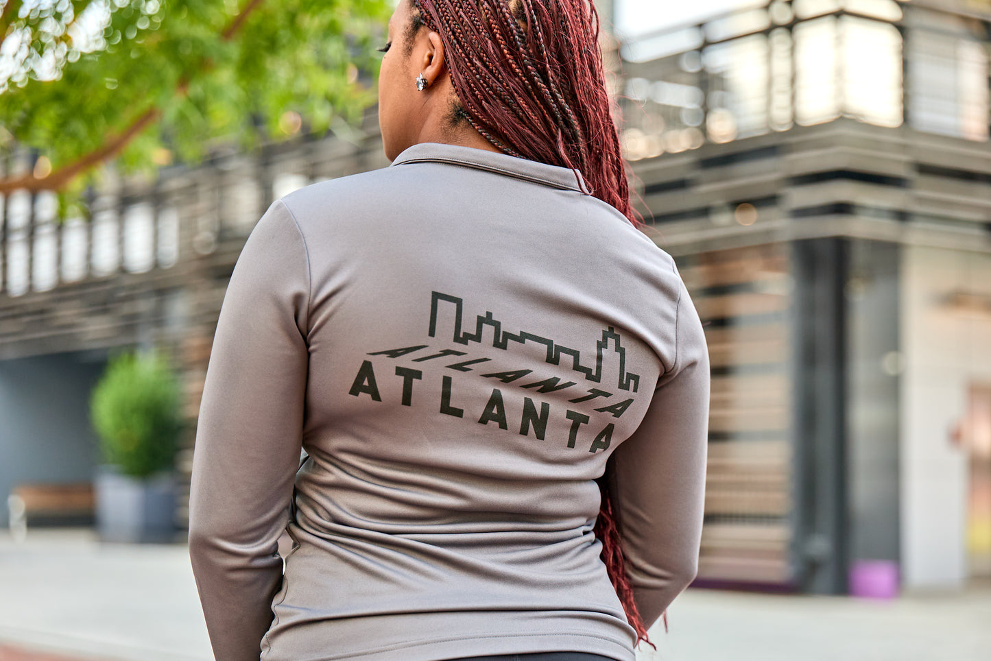 Women's - Team Grey - 10 Miler Half Zip