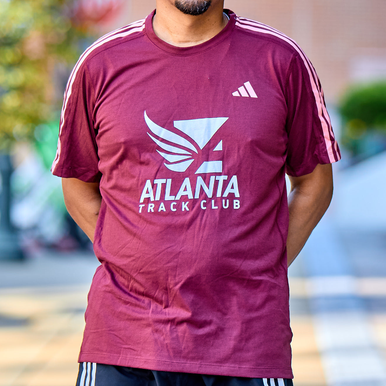 Men's Own the Run 3S Tee - Shadow Red