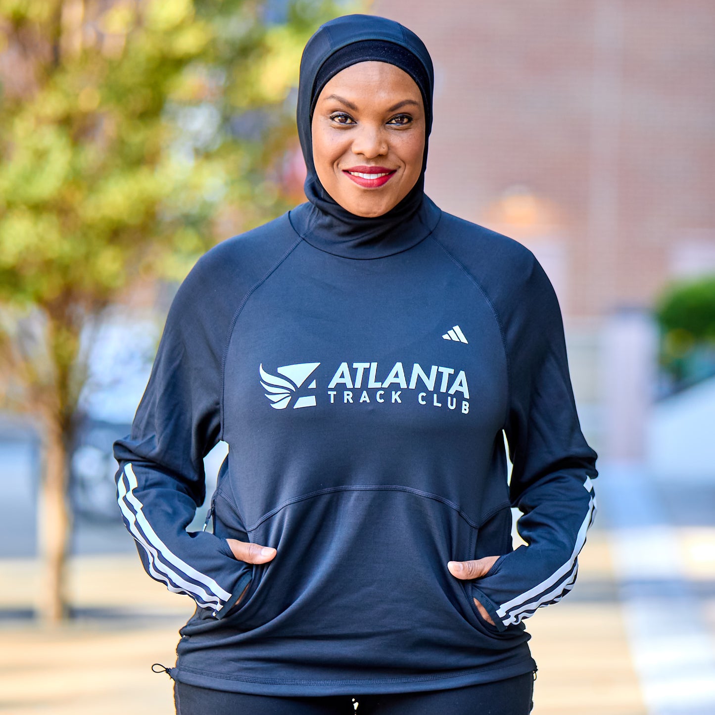 Women's Own the Run 3S Hoodie - Black
