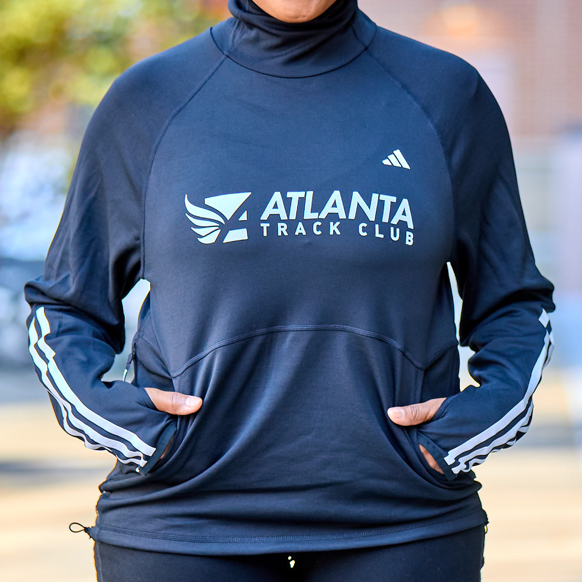 Women's Own the Run 3S Hoodie - Black