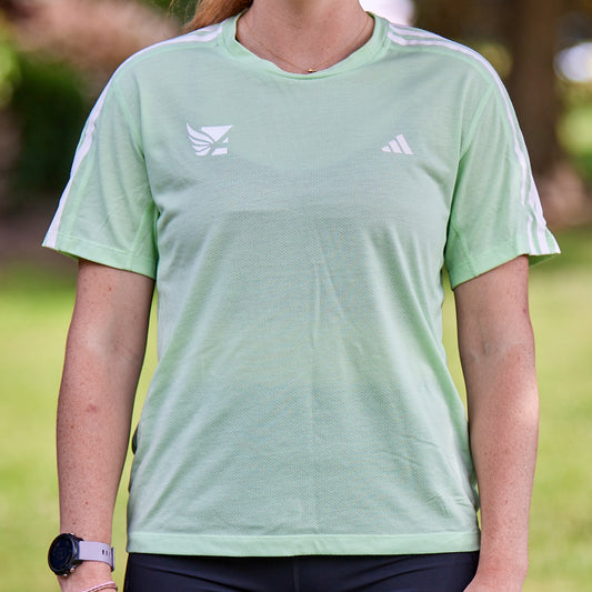 Women's OTR E 3S Tee W - Semi Green Spark