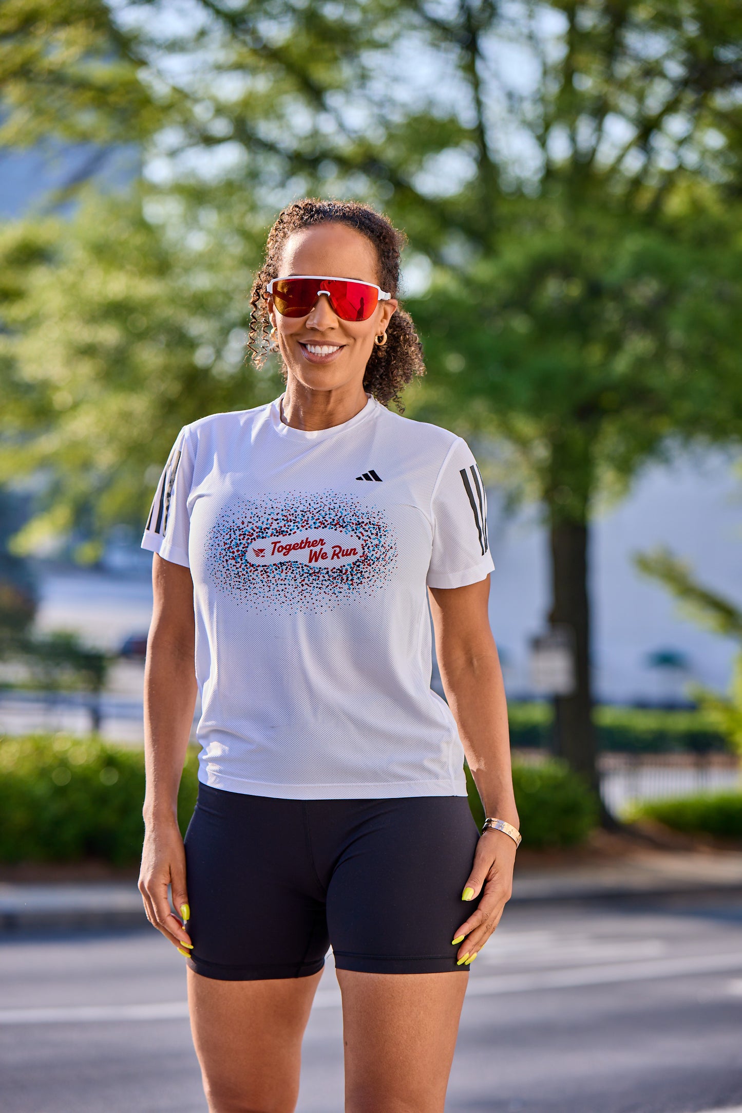 Women's - Own the Run B Tee - White - Summer 2025
