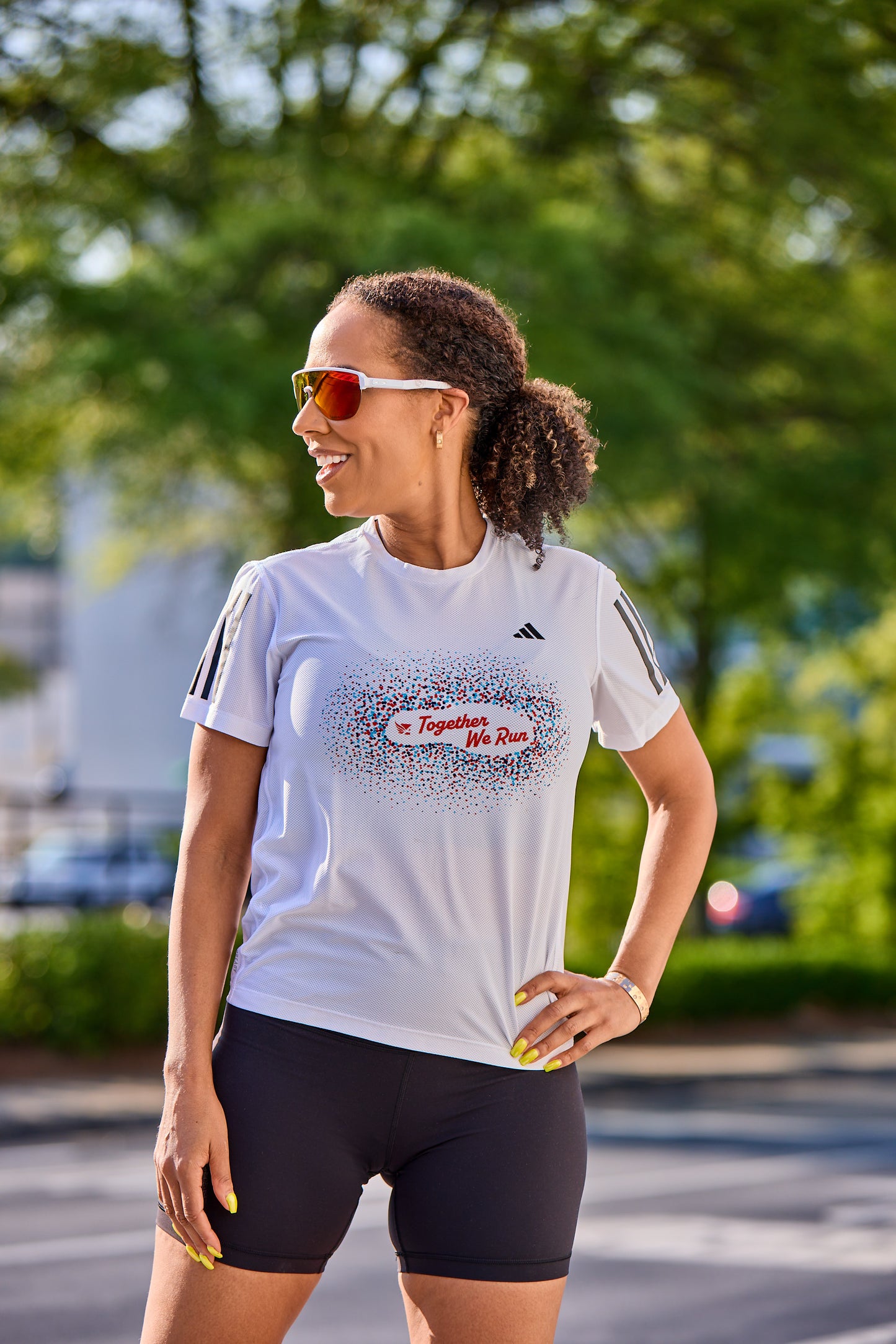 Women's - Own the Run B Tee - White - Summer 2025