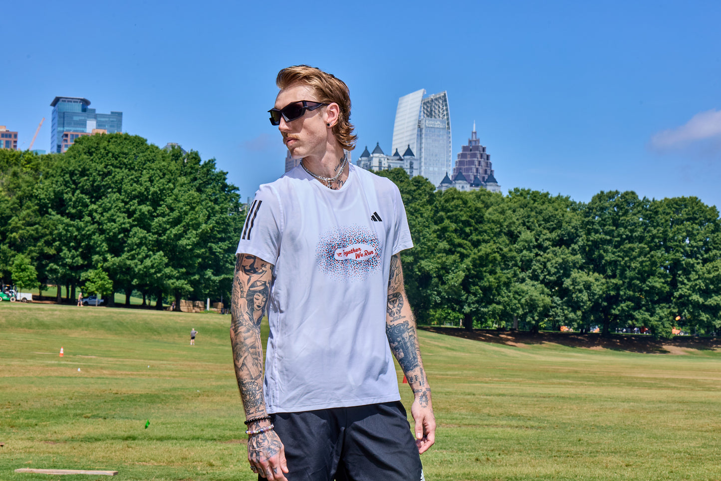 Men's - Own the Run B Tee - White - Summer 2025