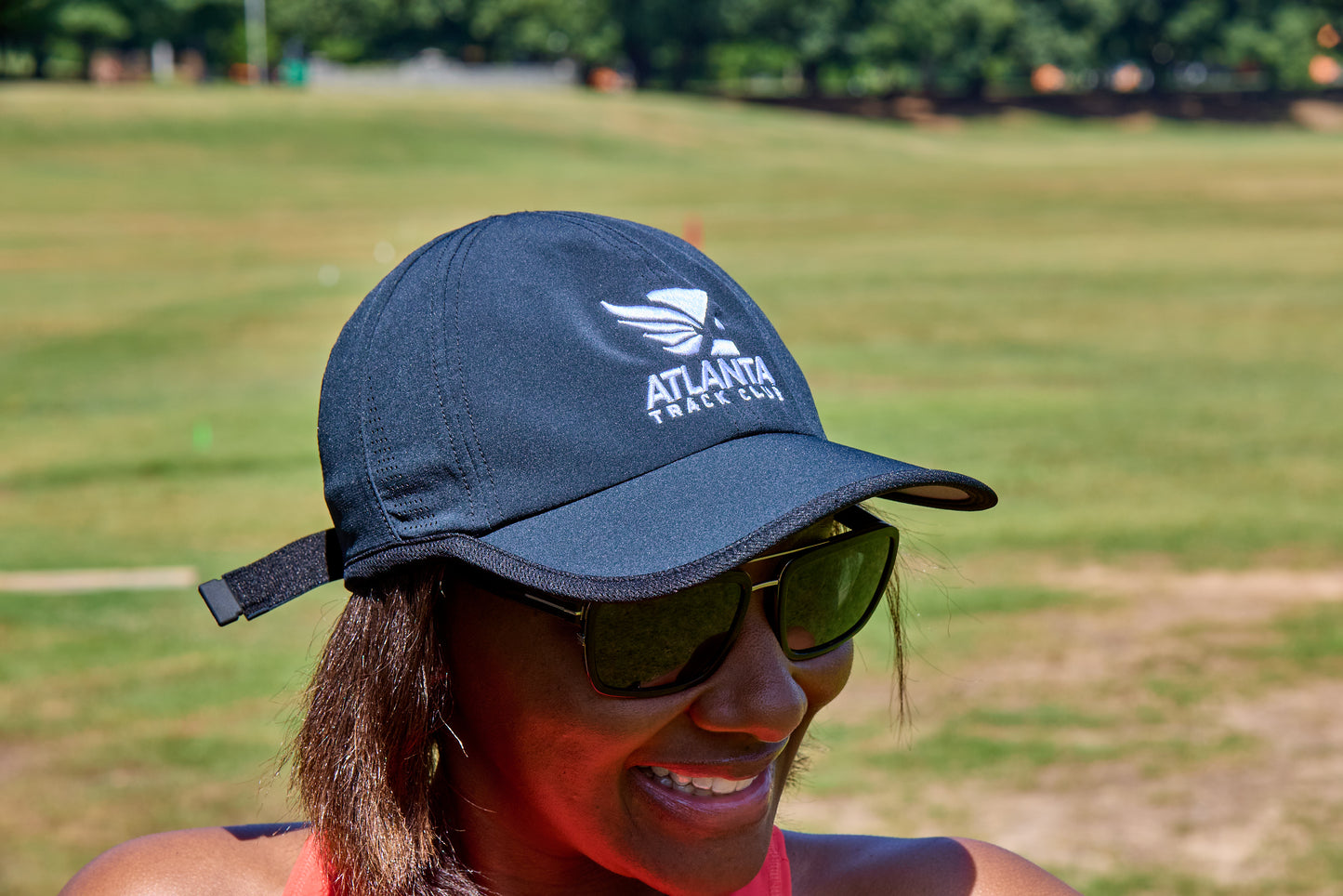 Superlite Cap - Atlanta Track Club Square - Black