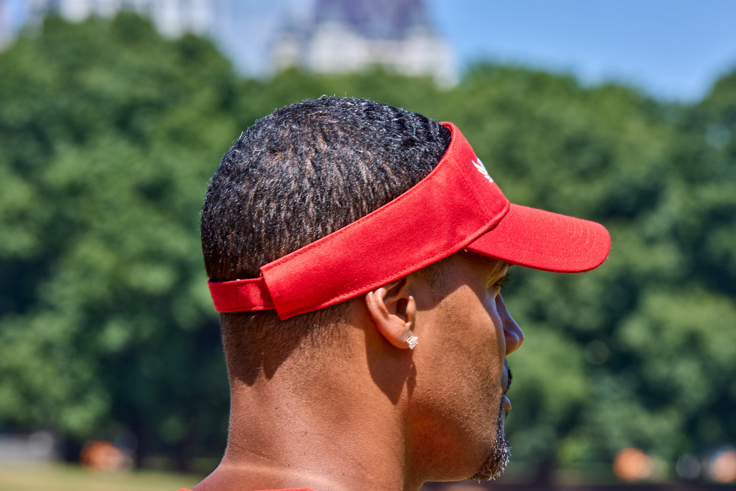 Visor - Atlanta Track Club Horizontal - Red