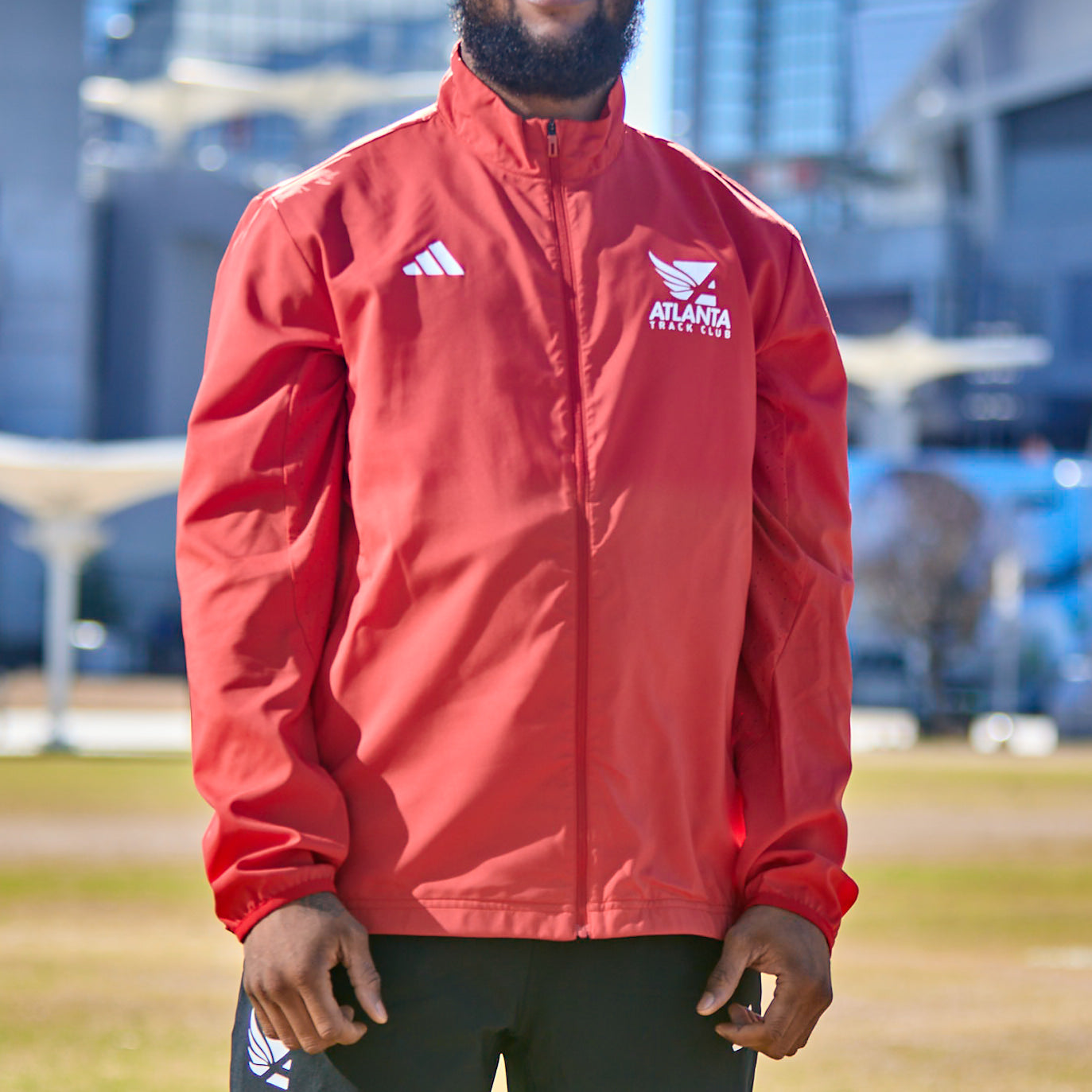 Men's Adizero Essentials JKT - Power Red