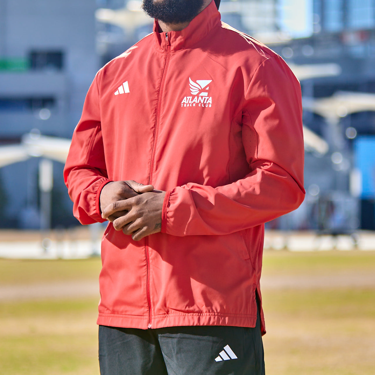 Men's Adizero Essentials JKT - Power Red