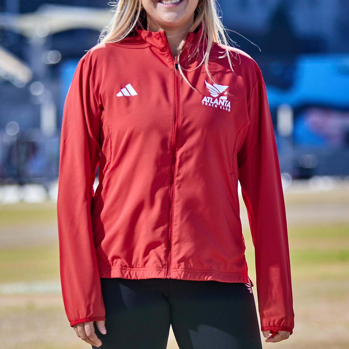 Women's Adizero Essentials JKT - Power Red