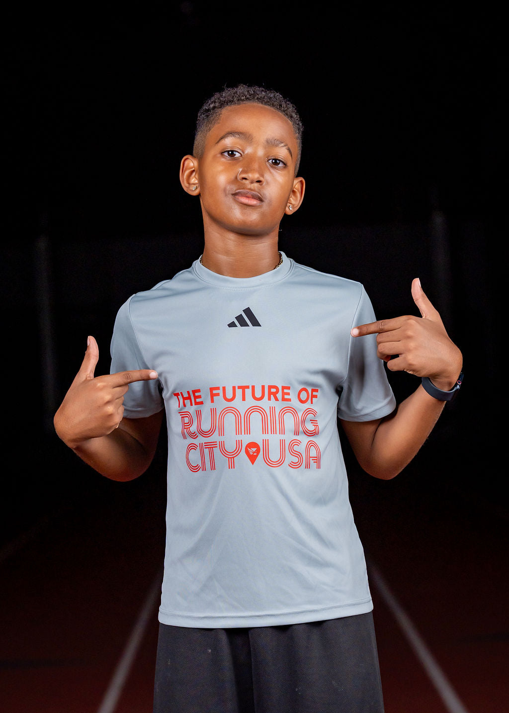 Youth Technical Tee - True Silver