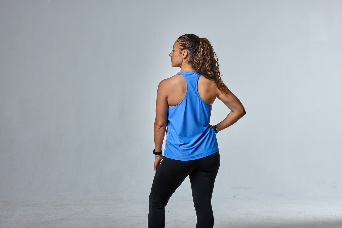 Women's Own the Run Tank - Blue Fusion