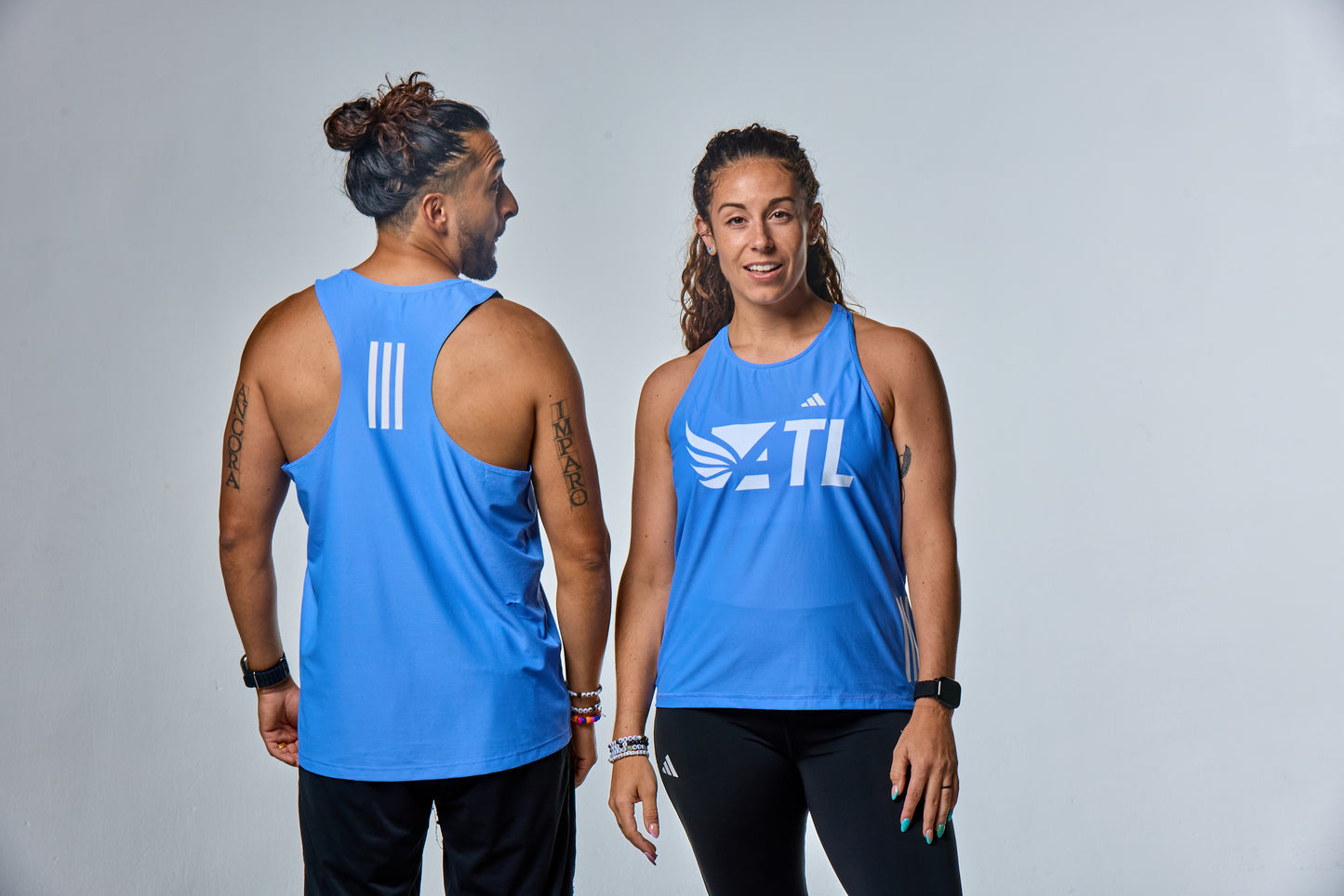 Women's Own the Run Tank - Blue Fusion