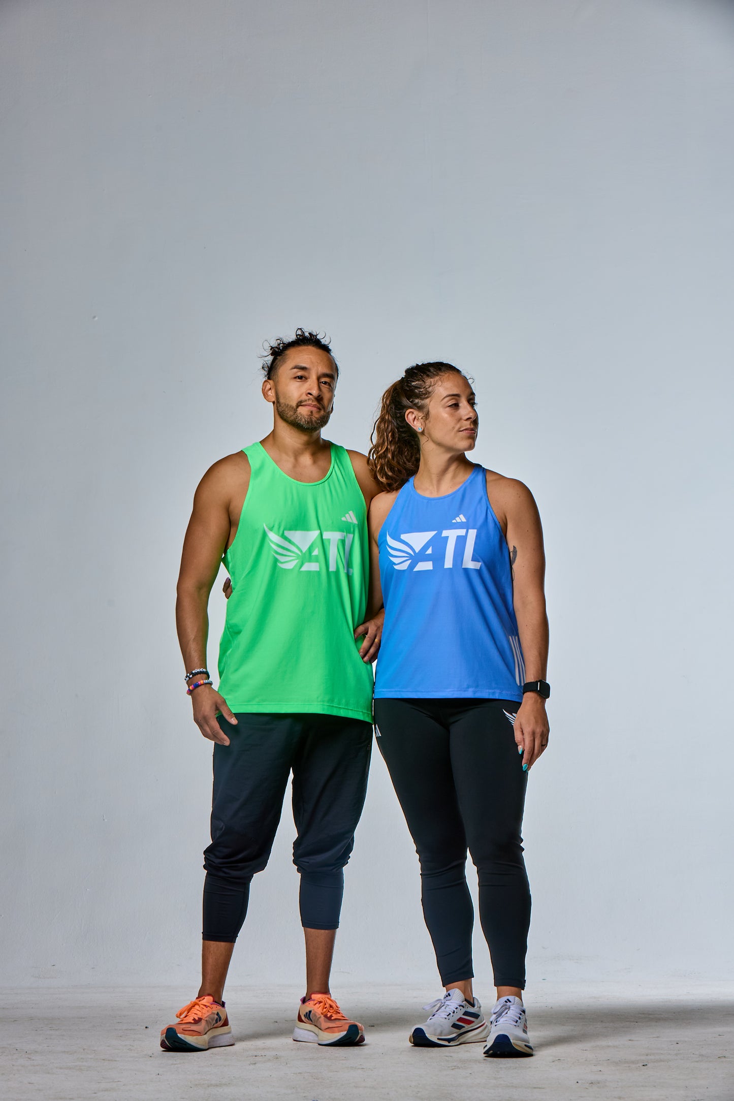 Men's Own the Run B Tank - Lime Burst