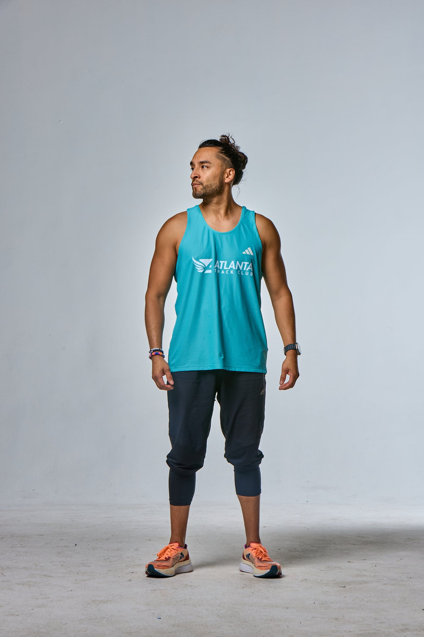 Men's Own the Run B Tank - Mint Ton