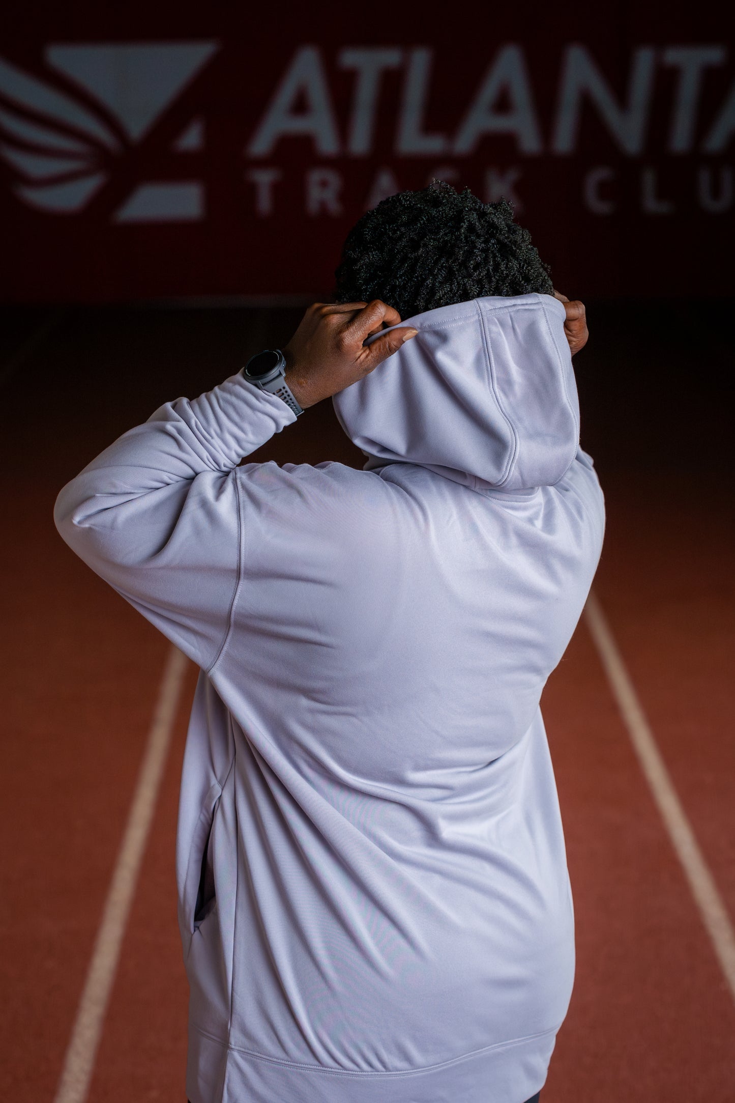 Women's GG Hooded Sweatshirt - Glory Grey