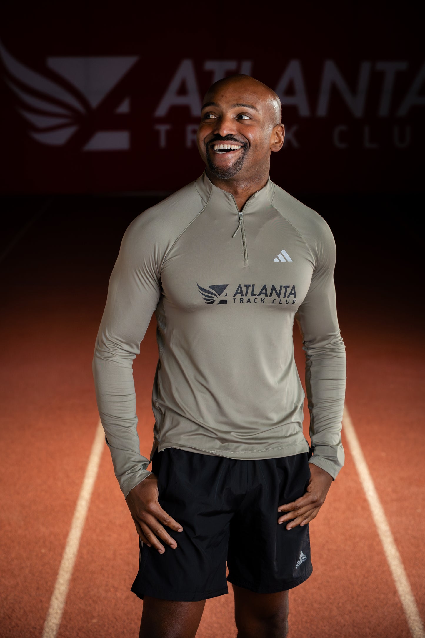 Men's Gym+ 1/4 Zip - Silver Pebble