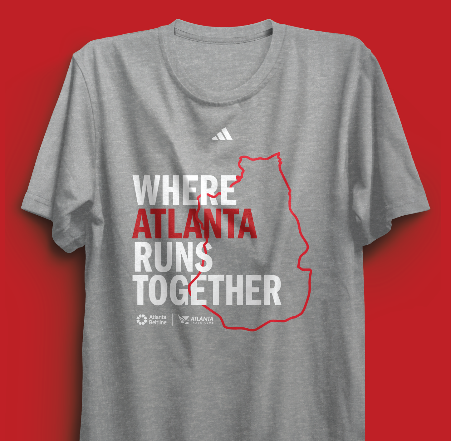 Where Atlanta Runs Together - Grey Unisex Tee