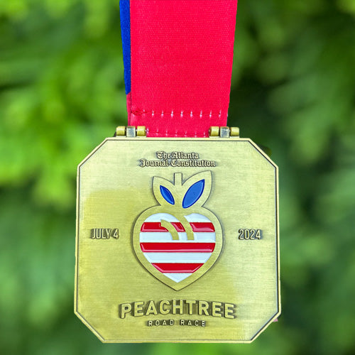 2024 AJC Peachtree Road Race Commemorative Medal – Atlanta Track Club