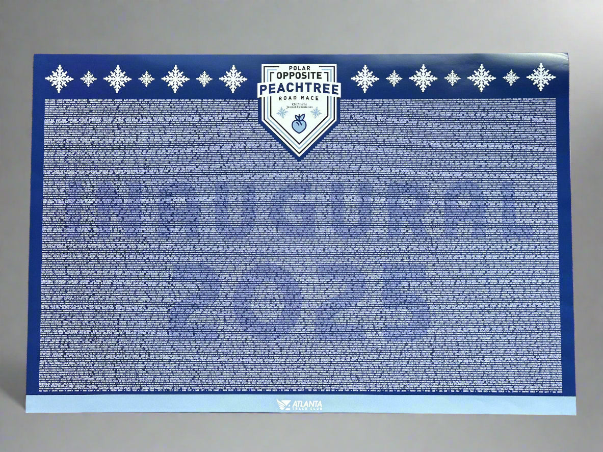 2025 Inaugural Polar Opposite Peachtree Poster