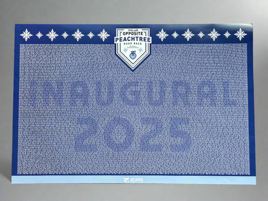 2025 Inaugural Polar Opposite Peachtree Poster