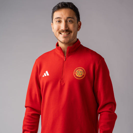 10 Miler- Men's Red 1/4 Zip