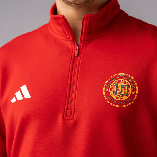 10 Miler- Men's Red 1/4 Zip