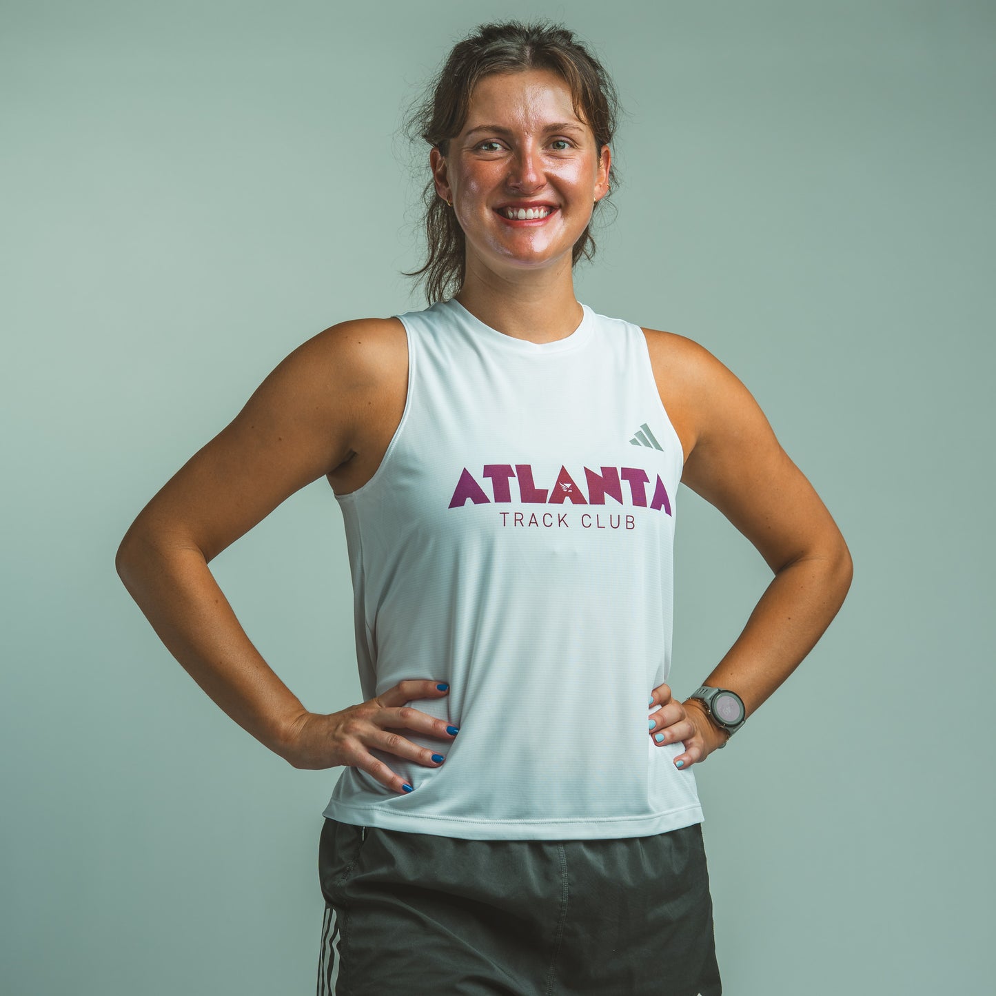 Women's Run Ess Tank W - White