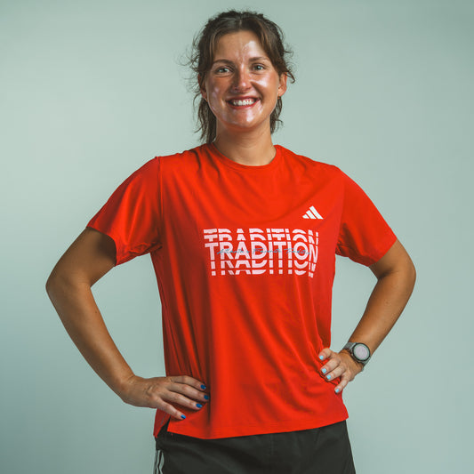 Women's adi365 Tee W - Pure Ruby