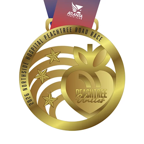 2026 Peachtree Road Race Commemorative Medal