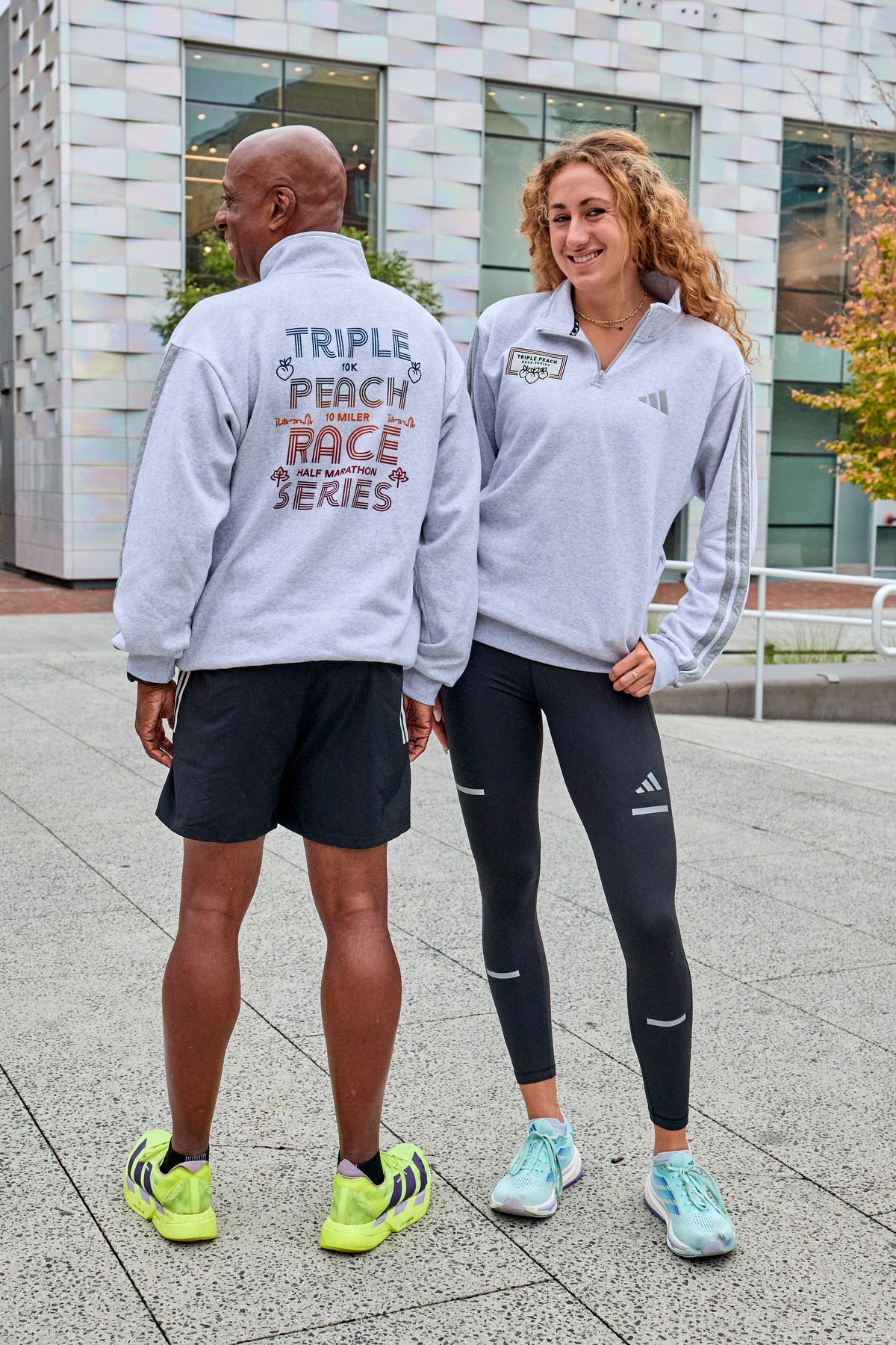 2026 Triple Peach Fleece QZ - Light Grey (PREORDER)