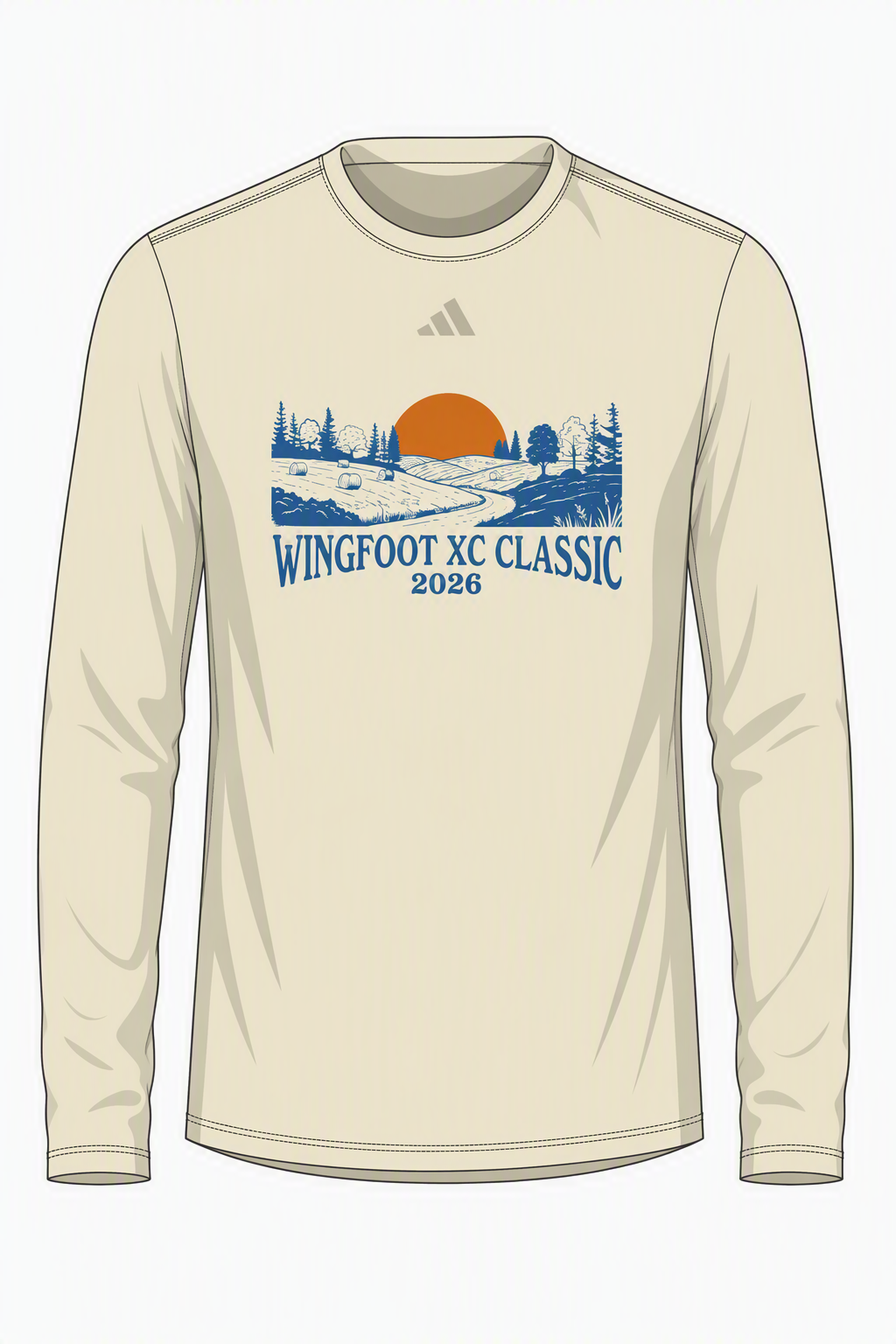 2026 Wingfoot XC LS Tee - Cream