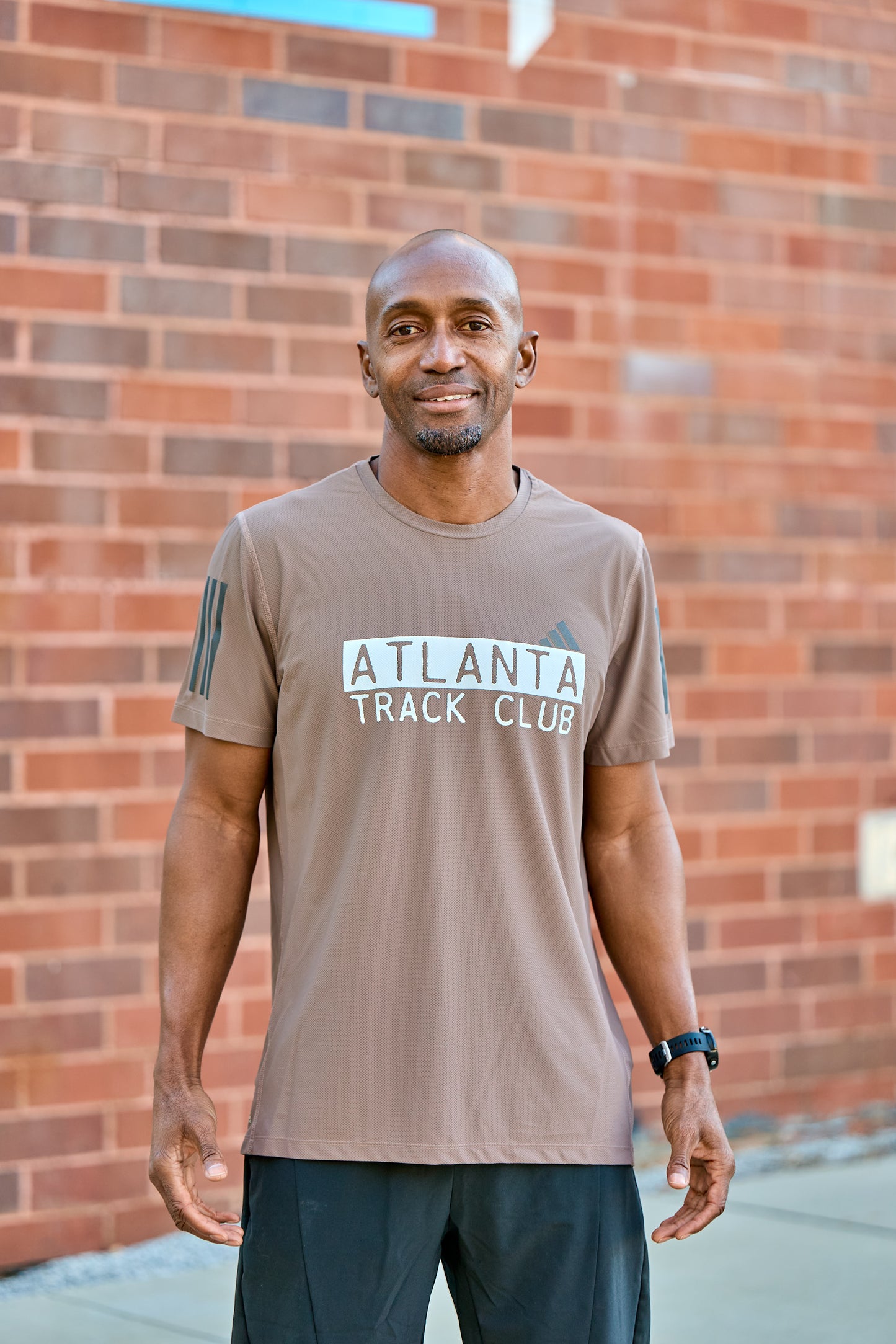 Men's Own the Run Tee - Trace Brown