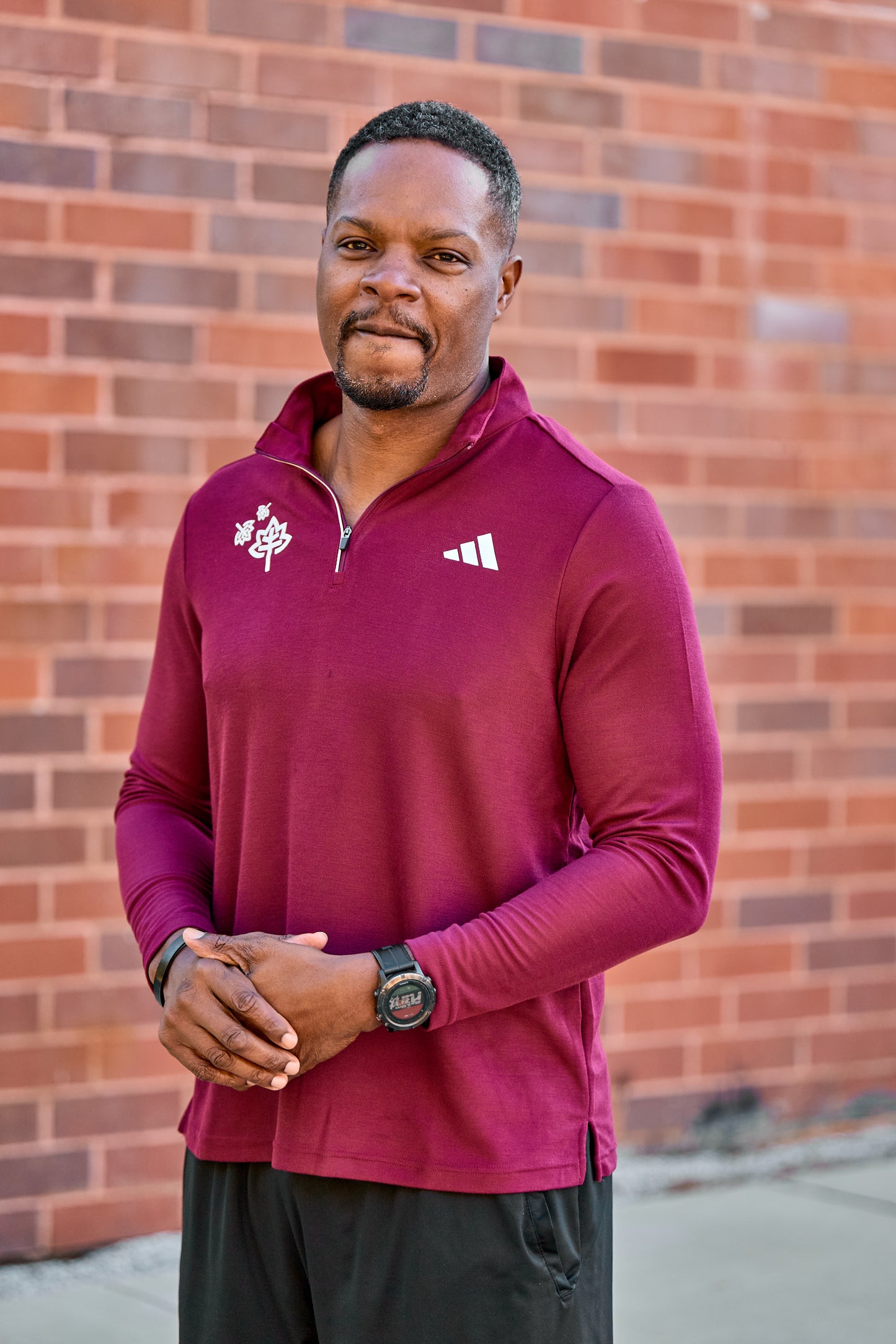 Half Zip - Burgundy - Thanksgiving Day HM & 5K
