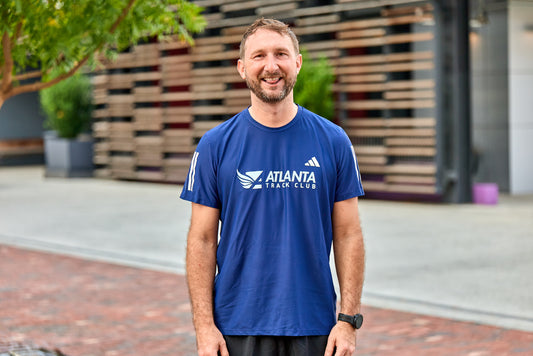 Men's Own the Run B Tee - Dark Blue