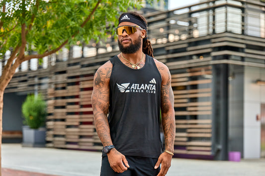 Men's Own the Run B Tank - Black