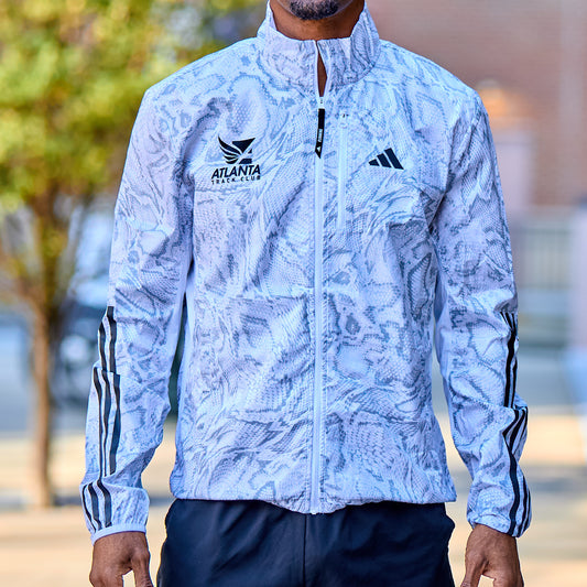 Men's Own the Run AOP Jacket - White