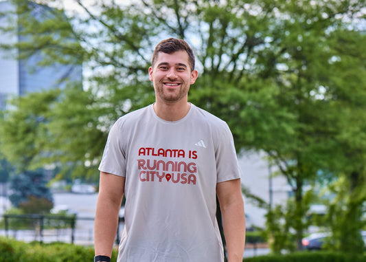 Men's - Own the Run Tee - Wonder Alumina