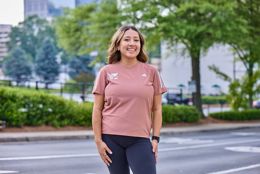 Women's - Own the Run B Tee - Warm Clay