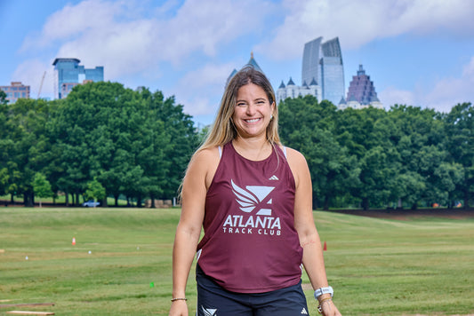 Women's - Own the Run B Tank - Aurora Ruby