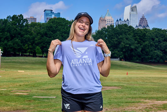 Women's - Own the Run B Tee - Violet Tone