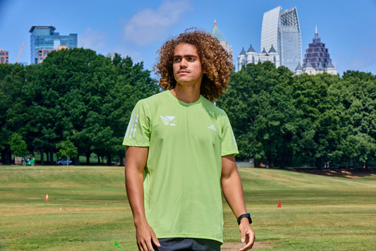Men's - Own the Run Tee - Pulse Lime - Summer 2025