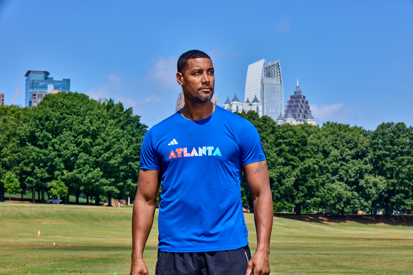 Men's - Adizero E Tee - Royal Blue