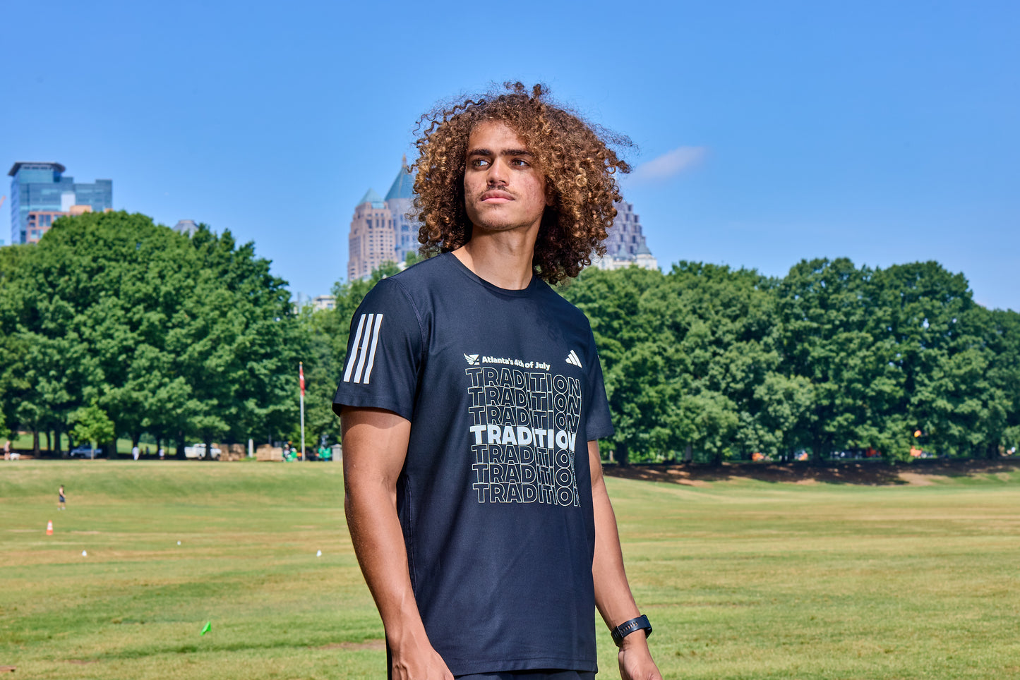Men's - Own the Run B Tee - Black